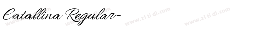 Catallina Regular字体转换 Catallina Regular字体转换